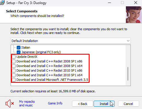 Common redistributables in FitGirl Setup