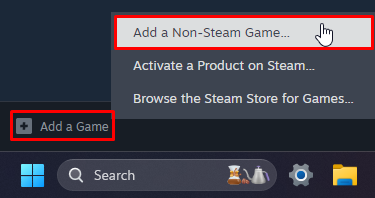 Add non-Steam game