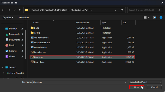 Select non-Steam game