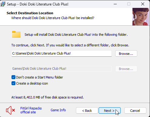 Diretório de instalação